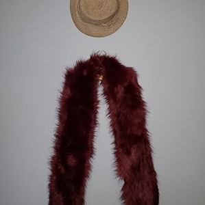 Faux fur sccarf/wrap
